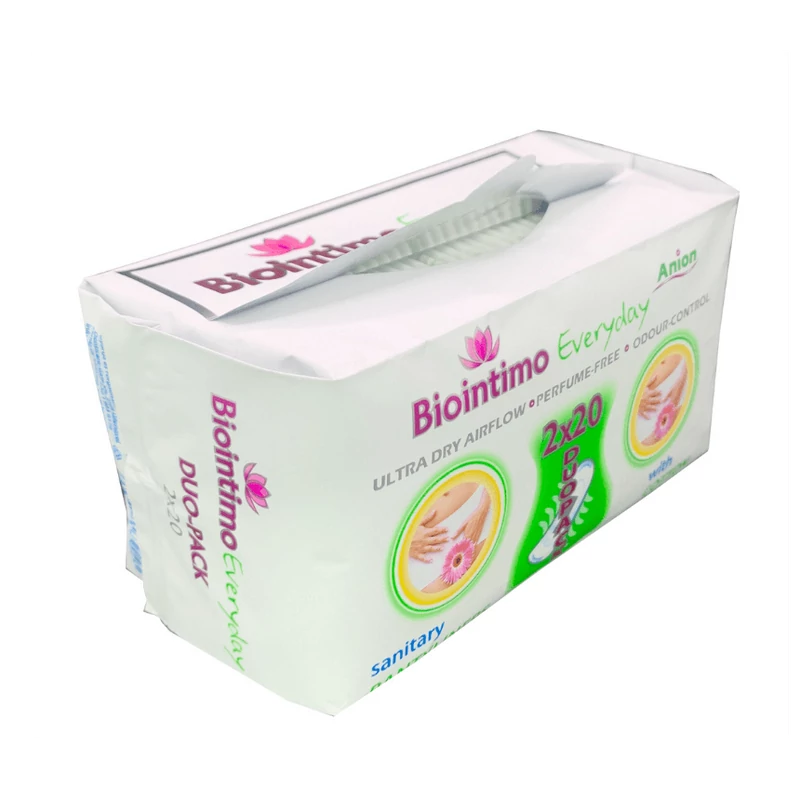 Biointimo ANION DUO-EVERYDAY anionos tisztasági betét 2x20DB