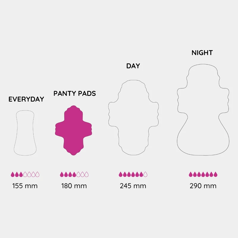 Biointimo ANION PANTY PADS hosszított, szárnyas tisztasági betét 15db