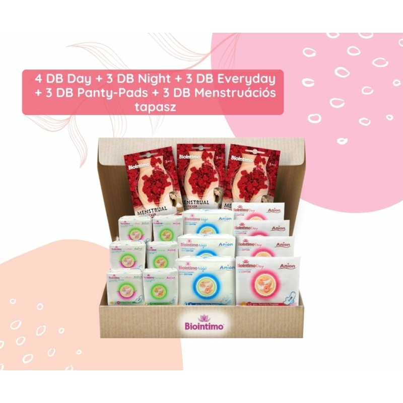Menstruálj könnyedén - 3 havi csomag